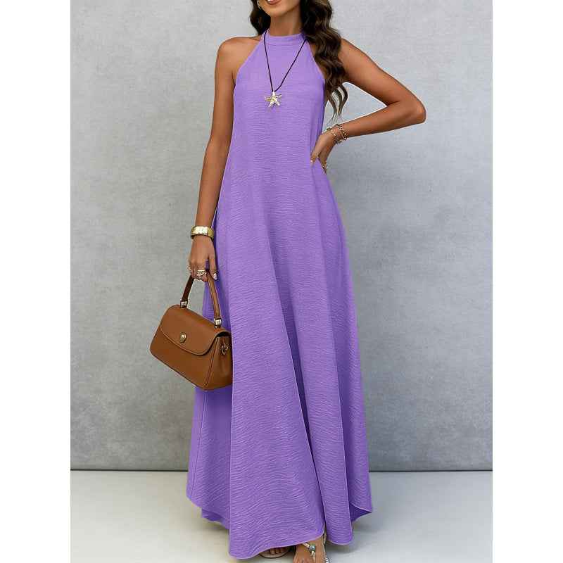 Women's Sleeveless A-Line Maxi Dress