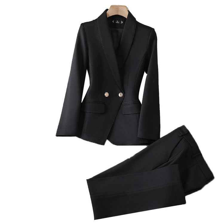 Women's Formal Blazer & Trouser Two-Piece Suit