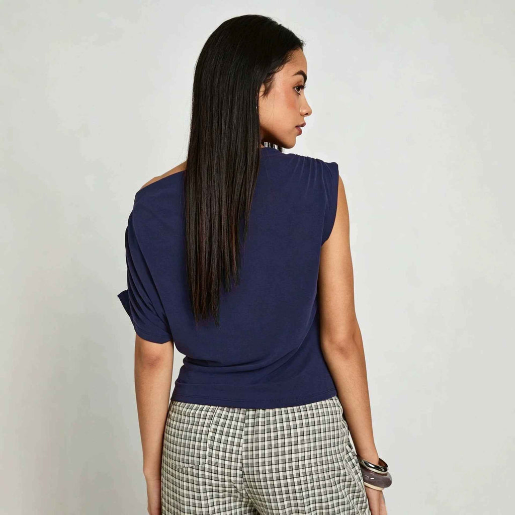 Summer Laid-back Off-shoulder Sleeveless Top