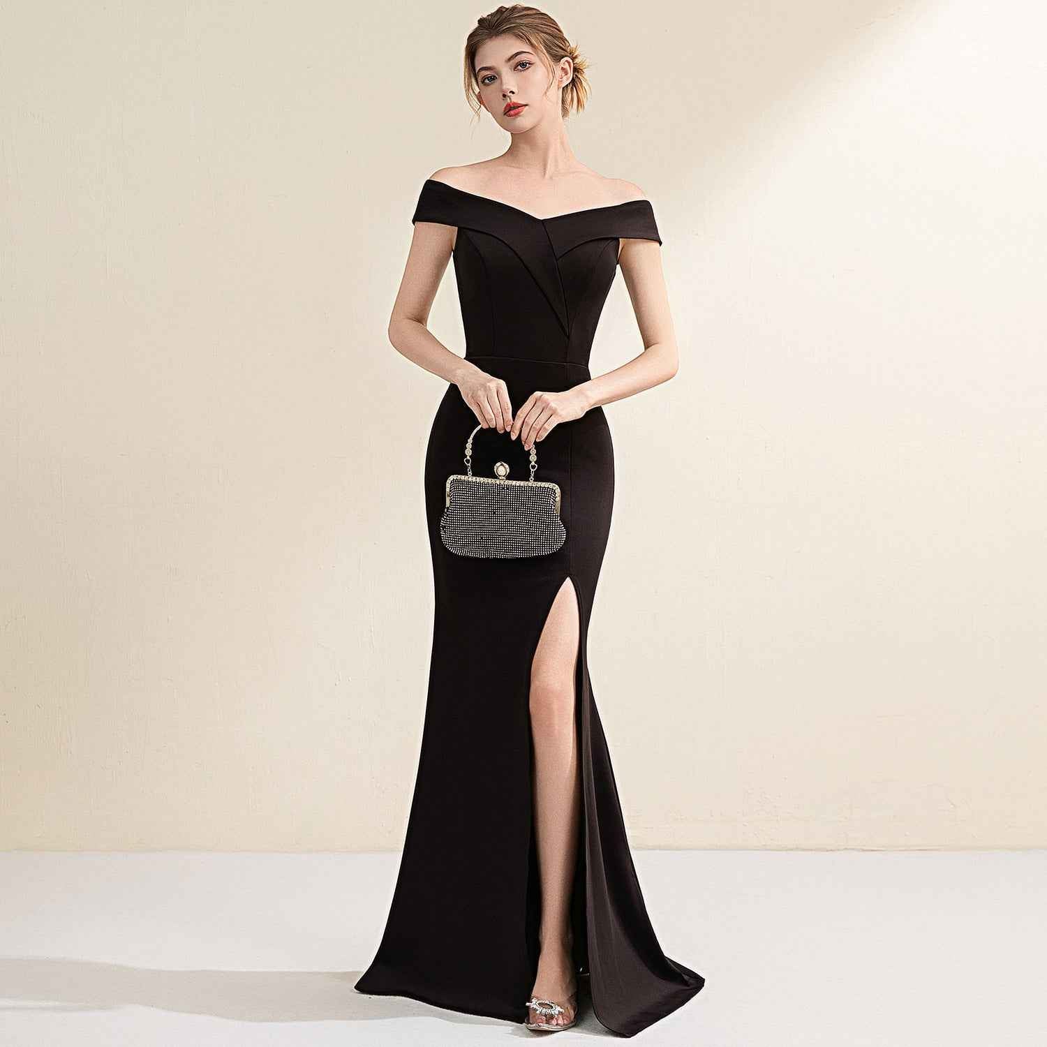 Host Evening Banquet Fishtail Long Dress