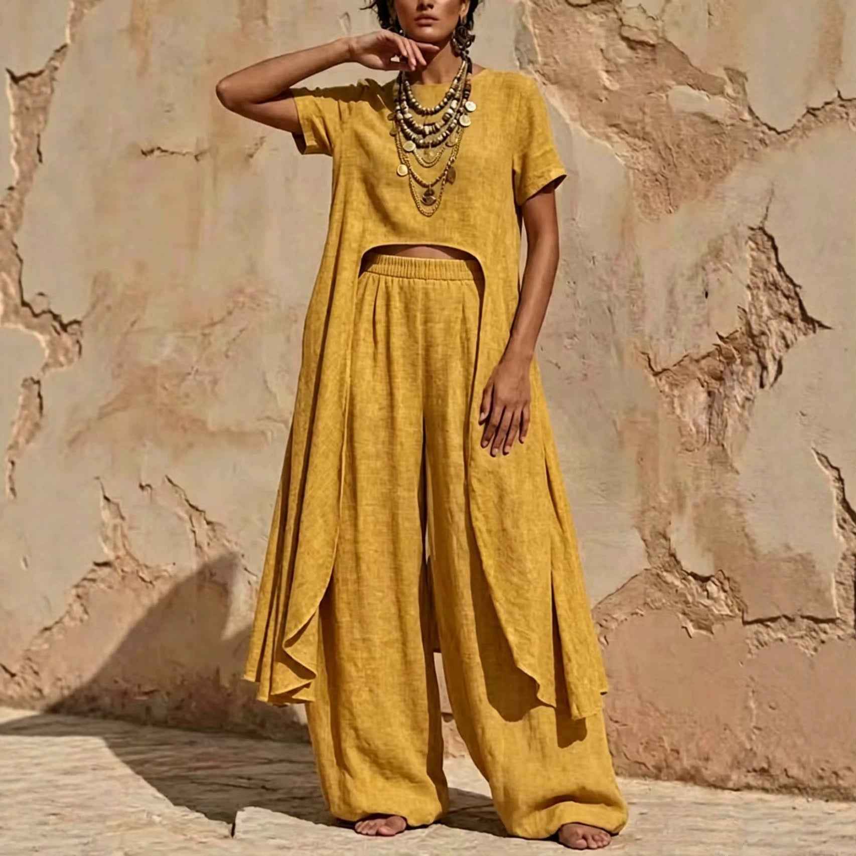 Womens Irregular Casual Set