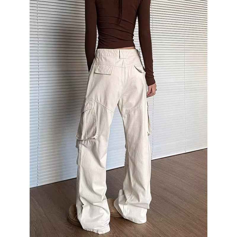 Loose-fit Pleated Paratrooper-style Niche Outdoor Tactical Pants