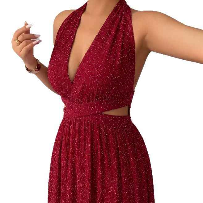 French-style Elegant Womens Beach Vacation Dress