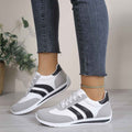 Women's Casual Flat Sneakers – Lace-Up Round Toe | 5 Colours