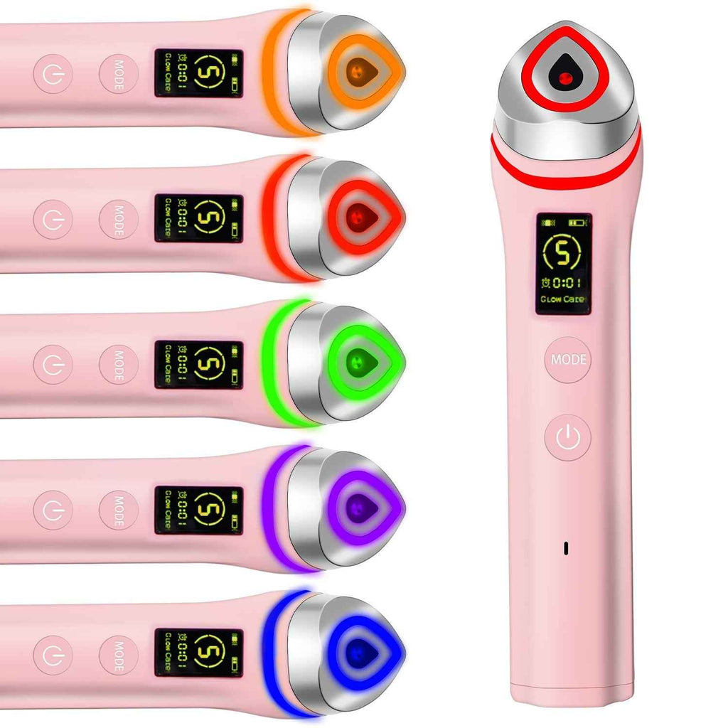 LED Eye Care Massage Goggles – 5-Color Light Therapy & Vibration