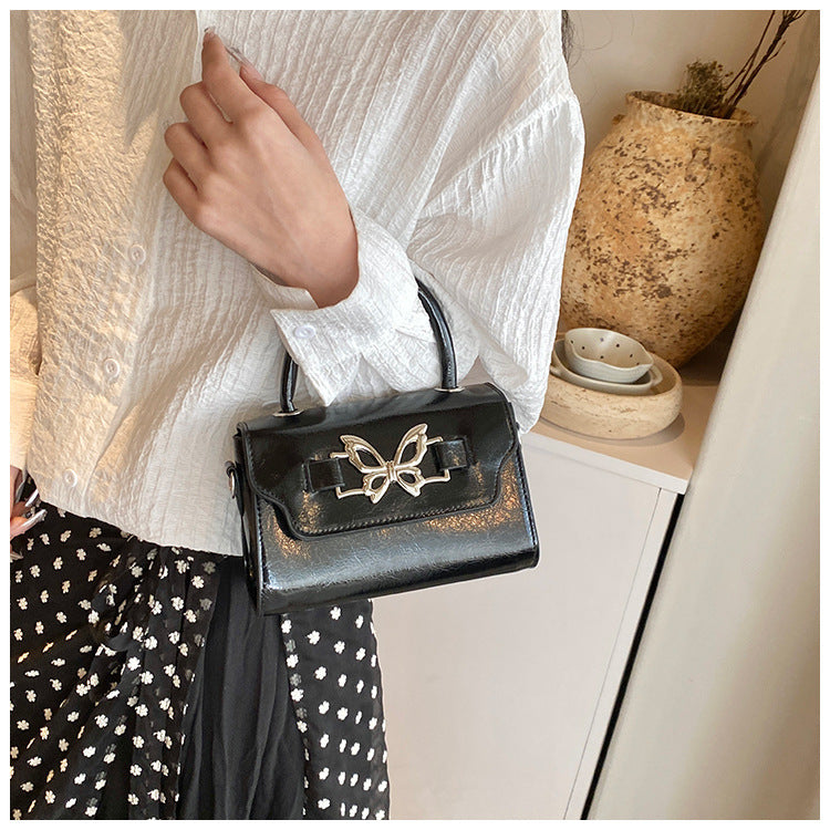 PU Leather Patchwork Square Tote Bag