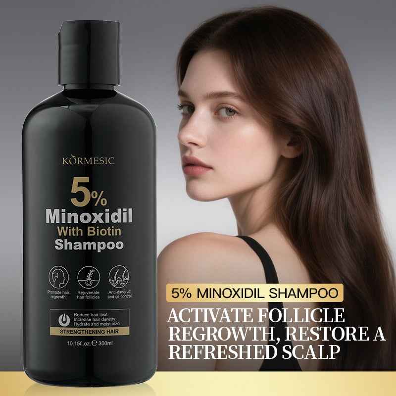 KORMESIC Minoxidil Shampoo – 300ml Hair Growth & Thickening Shampoo