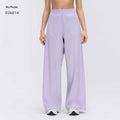 High-Waist Drawstring Wide-Leg Pants