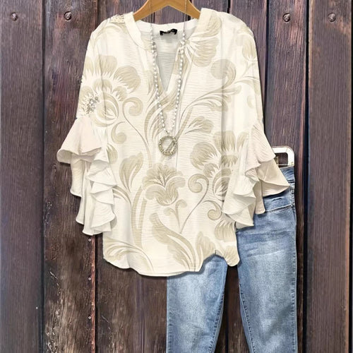 3D Print Ruffled Sleeve T-Shirt