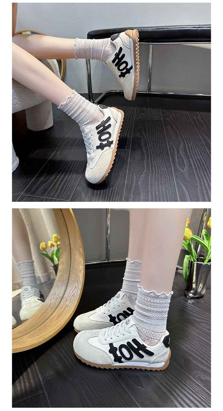 Retro Forrest Training Shoes For Women, Lightweight, Comfortable, Versatile, Sports And Leisure Board Shoes For Women