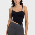 Women's Summer Yoga Tank Top With Built-in Bra For Back Support, Side Boob Coverage, And Lift - High-Quality Sports Sleeveless Shirt