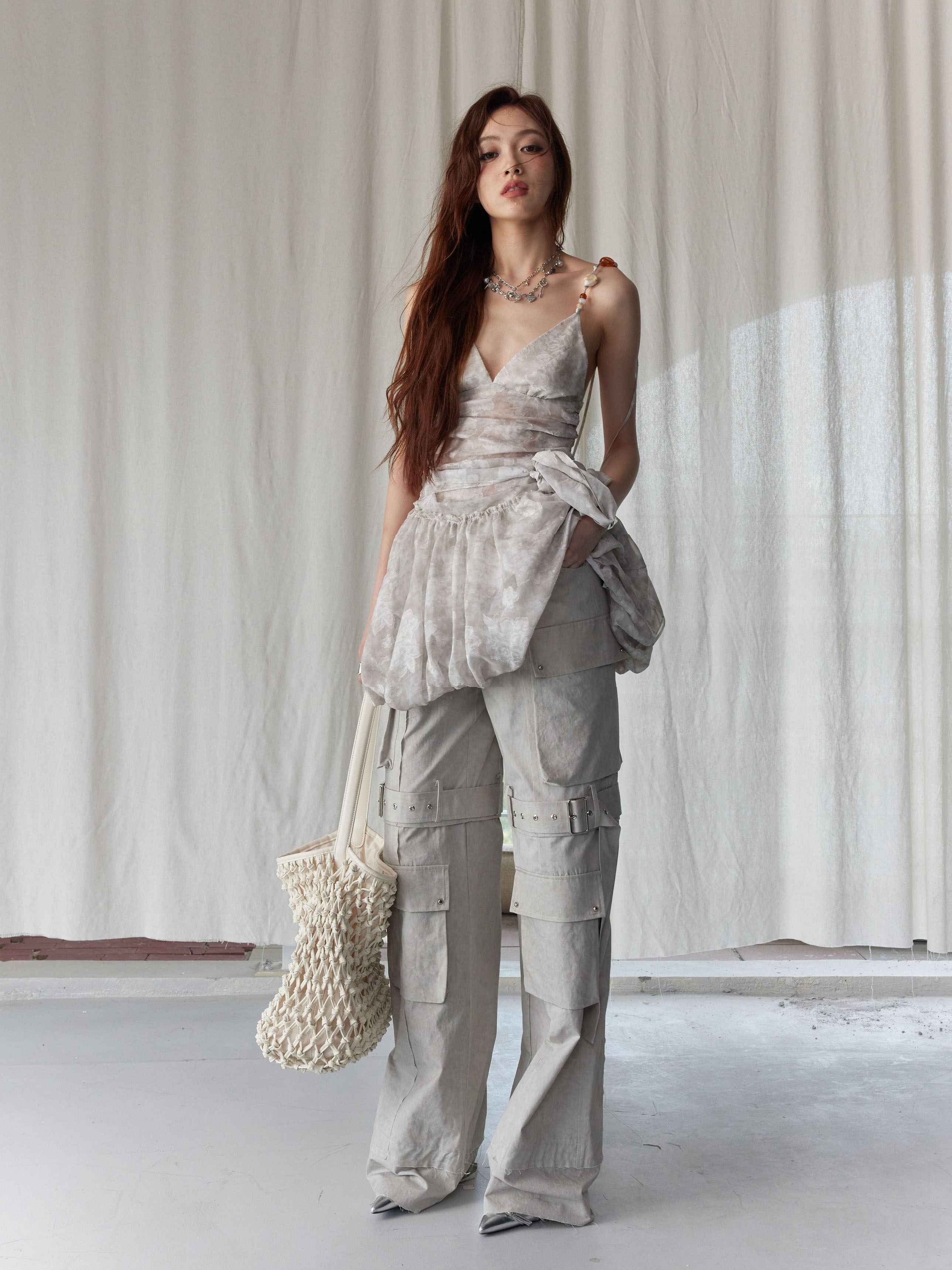 Minimalist Cotton Work Trousers