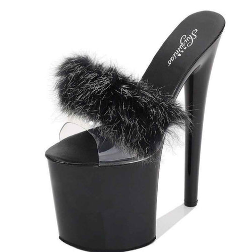 20CM Cm Hairy Slippers Runway Runway Nightclub