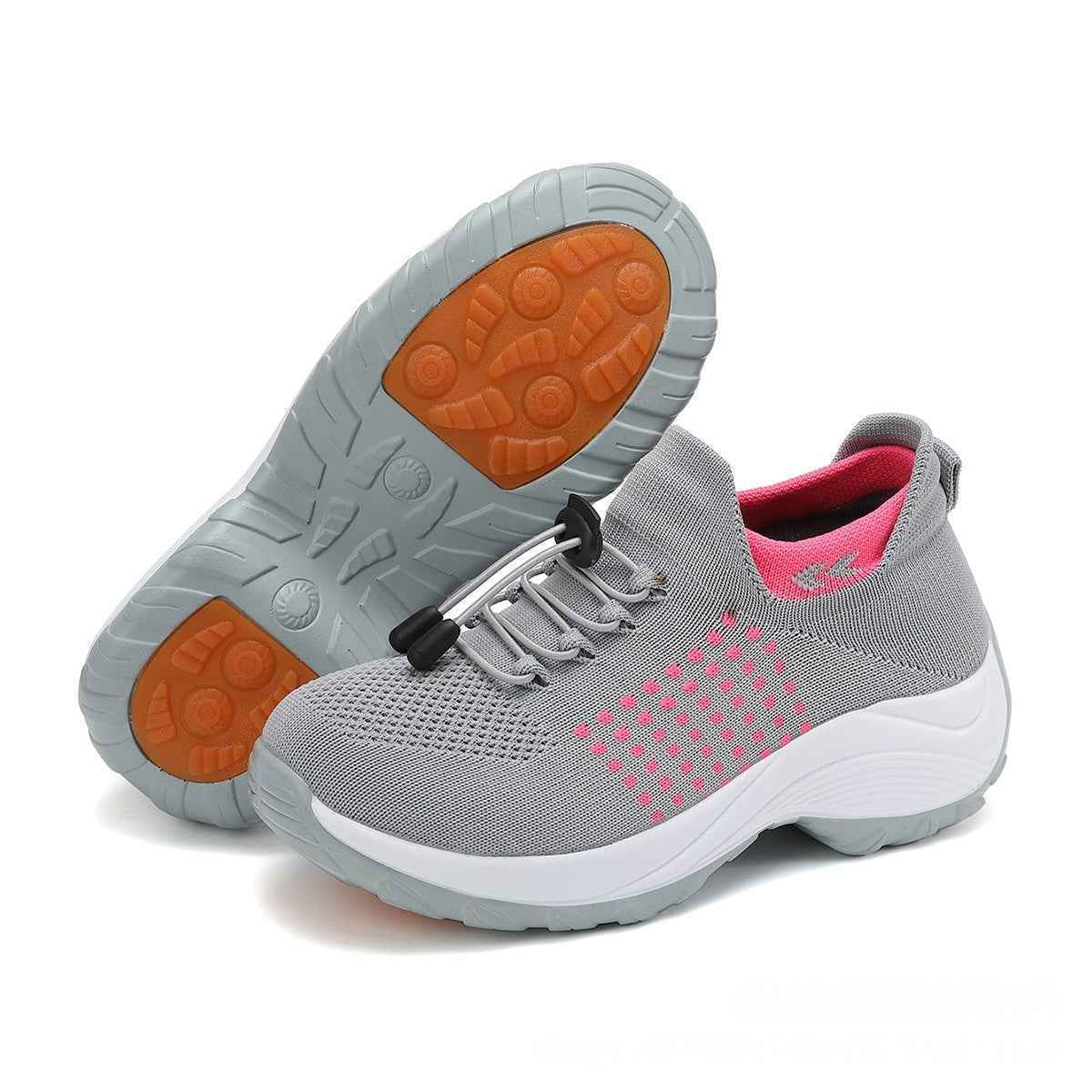 Rocker Sole Flyknit Sneakers — 7 Colours, EU 35–45