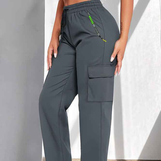 Loose-fitting Versatile Long Pants With Multiple Pockets