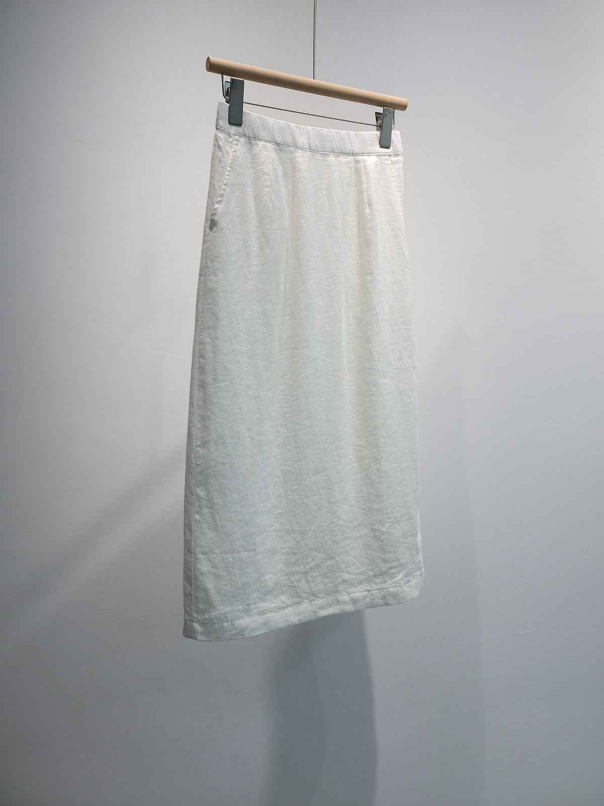 High-waisted Slimming Linen Straight Skirt For Women