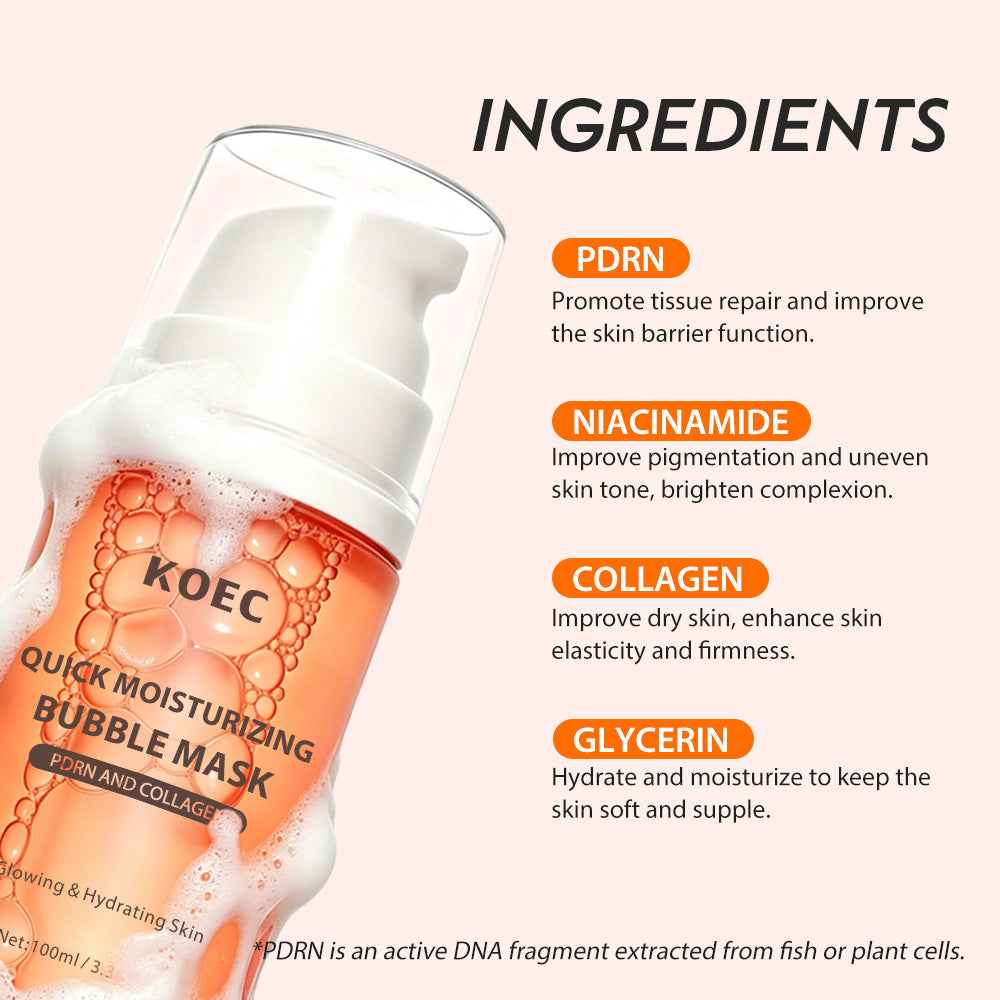 Collagen Bubble Face Mask – Deep Cleansing & Firming Wash-Off Mask 100ml
