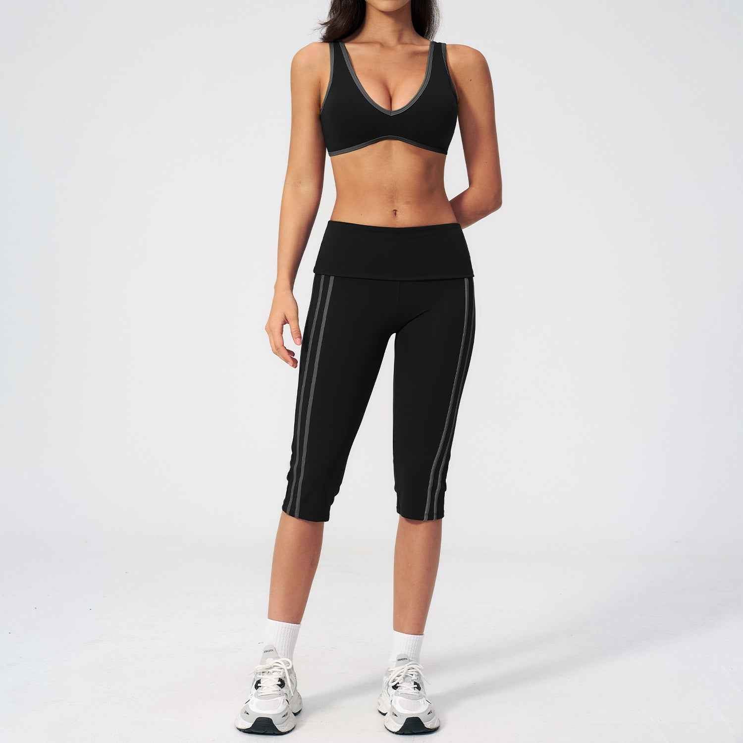 Fitness Bare-feel Sports Running Yoga Outfit For Women
