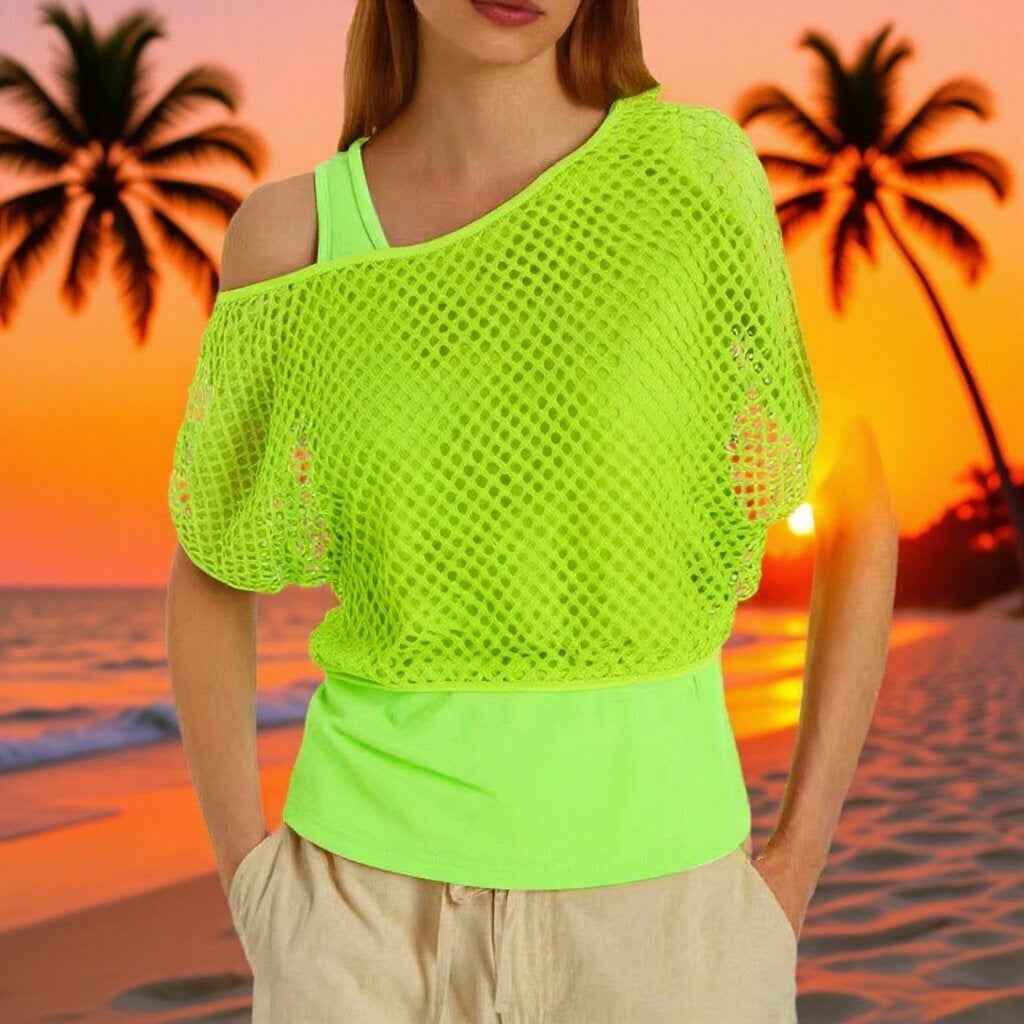 Drop Shoulder Tank Top – Slim Fit Milk Fibre