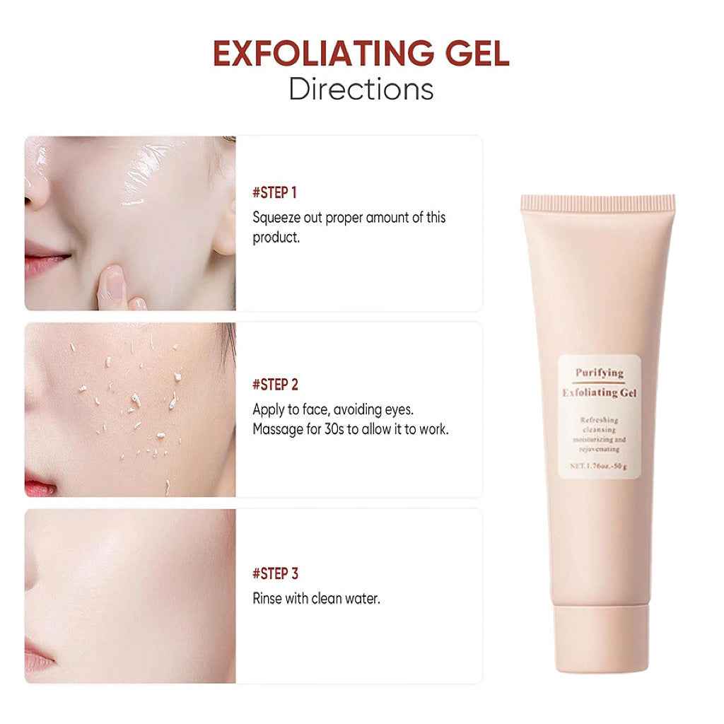Gentle Exfoliating Gel – Deep Pore Cleansing & Skin Renewal 50g