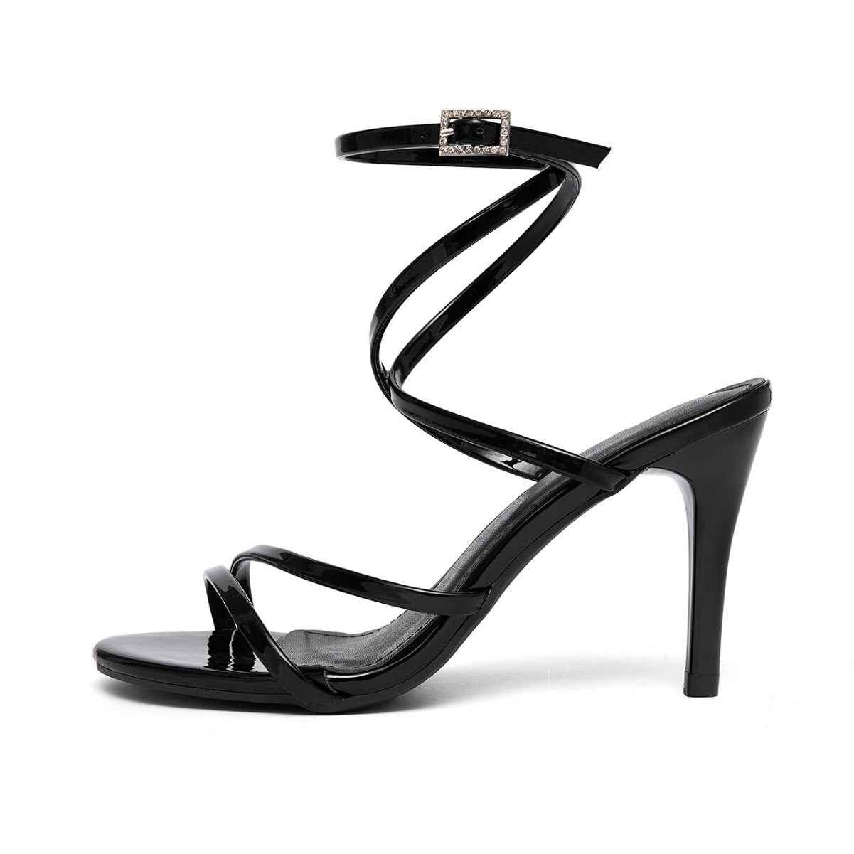 Women's Pointed-Toe Buckle Ultra-High Heel Sandals — 5 Colours, EU 36–41