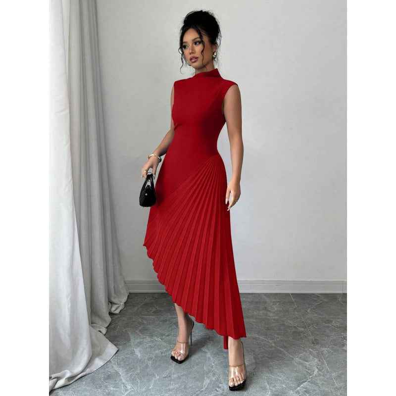 Asymmetric Sleeveless Casual Holiday Dress For Women