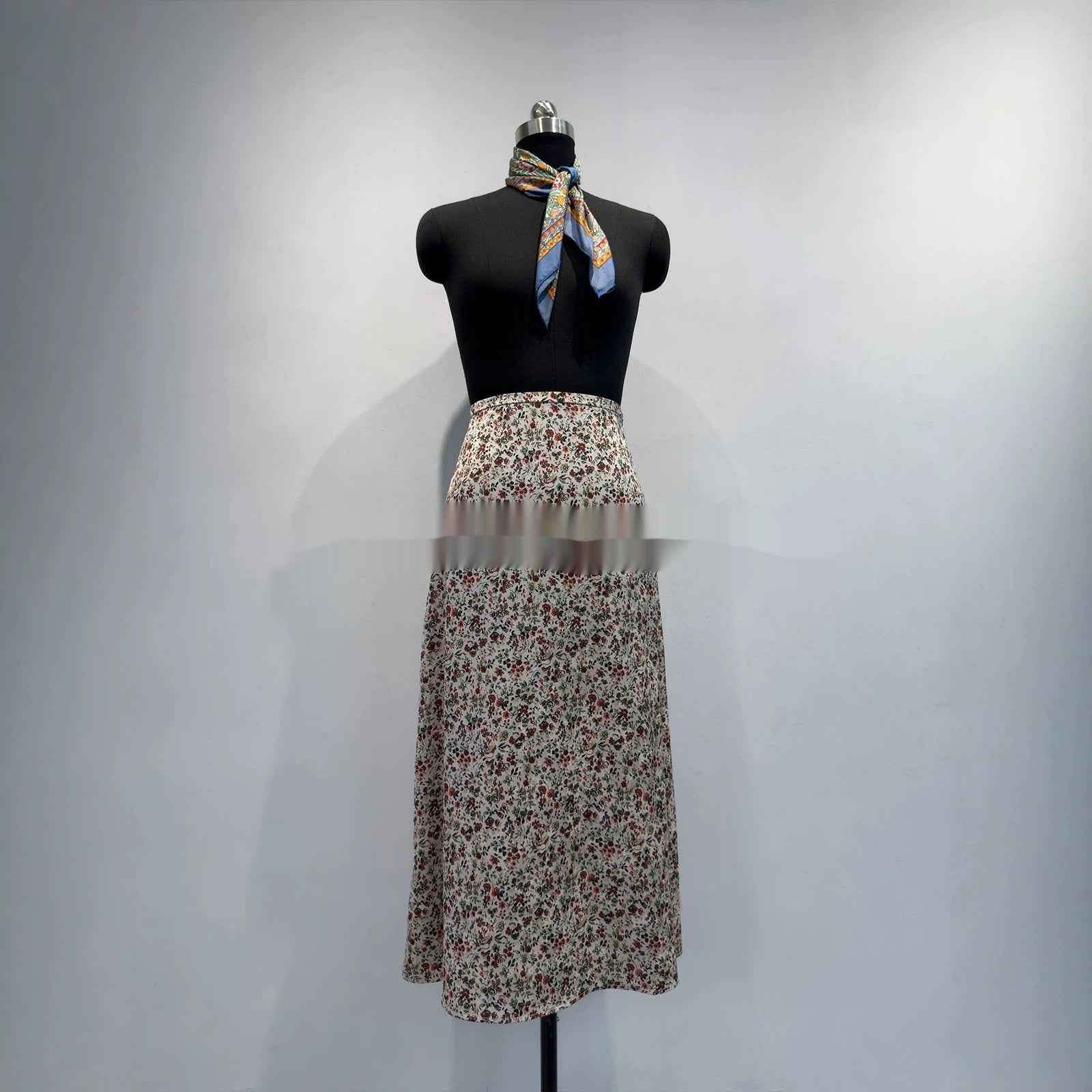 Classic Floral A-Line Skirt For Women