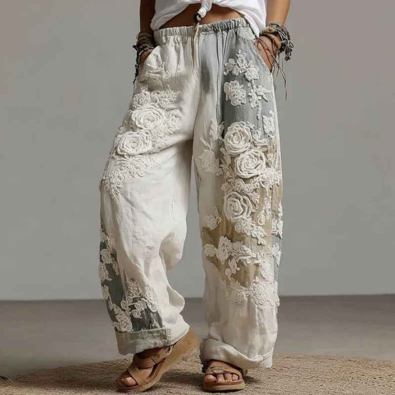Women's Wide-Leg Trousers – Elegant Straight Cut, S–5XL