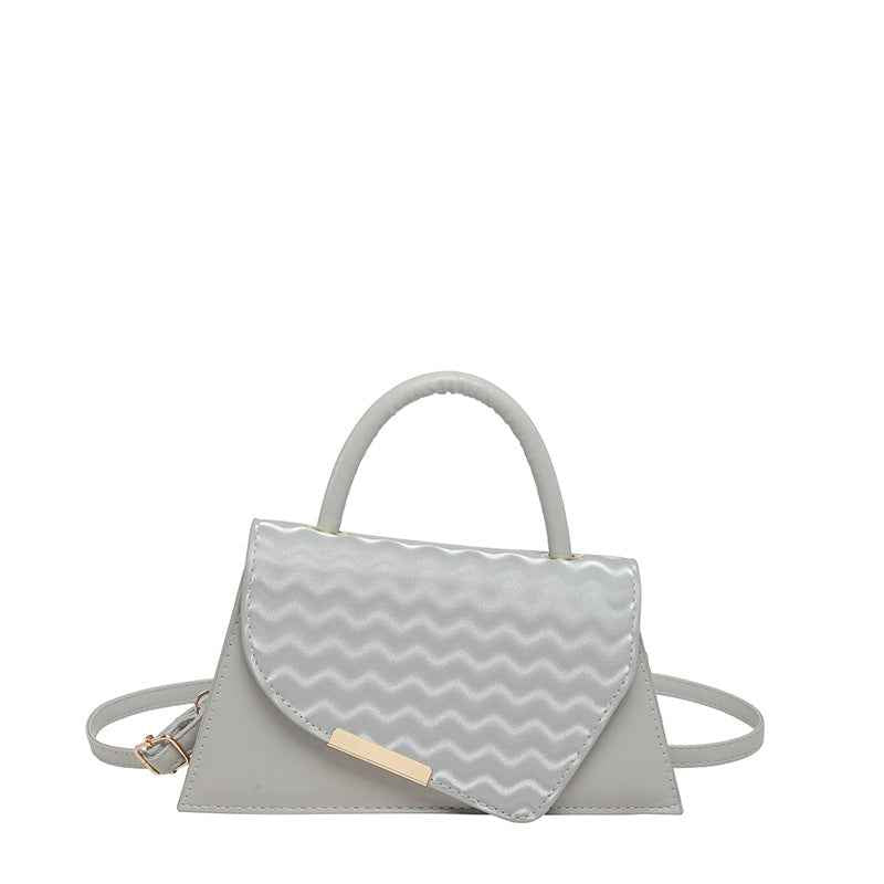 Solid-color Single-shoulder Commuter Niche Handheld Square Bag Womens Crossbody Bag