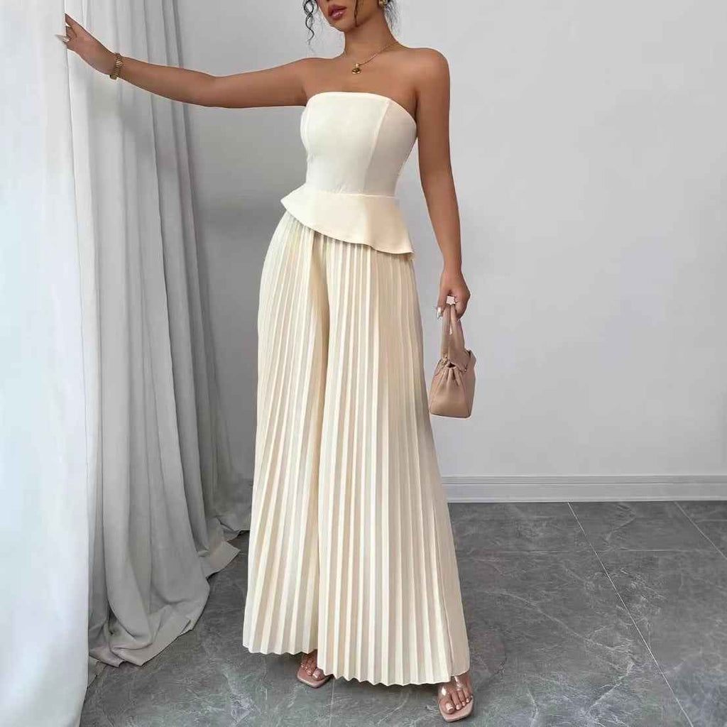 Womens New Summer Fashionable Tube-Top Dress