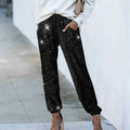Straight-Leg Trousers — High Waist, Slight Stretch