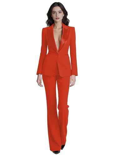 Red Professional Casual Suit With A Premium Feel