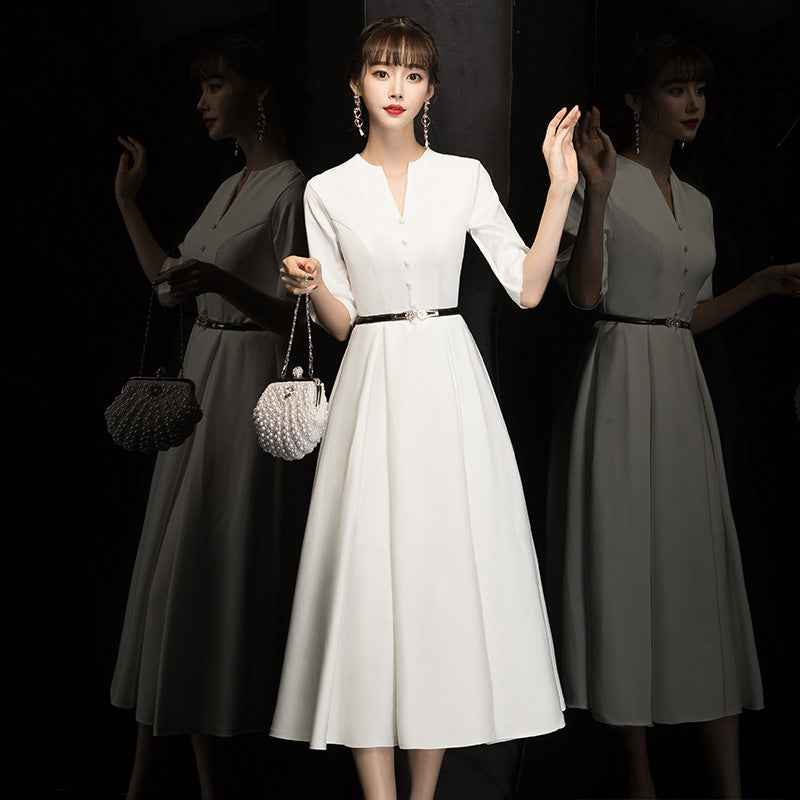 High-Waist Mesh Midi Dress – Multi-Style