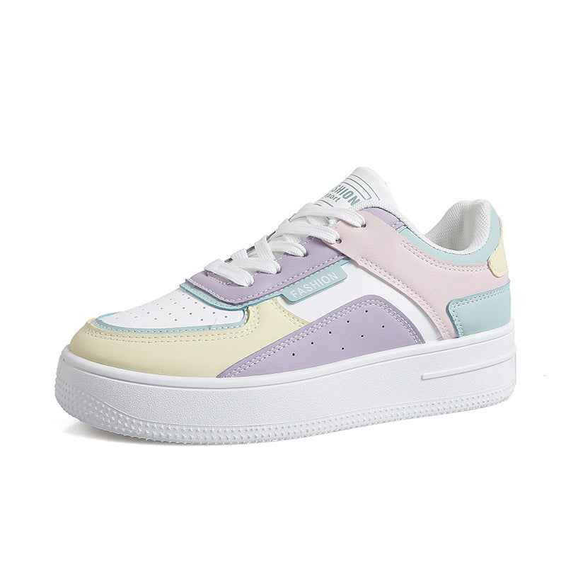 Women's Breathable Casual Sneakers — Non-Slip, Round Toe