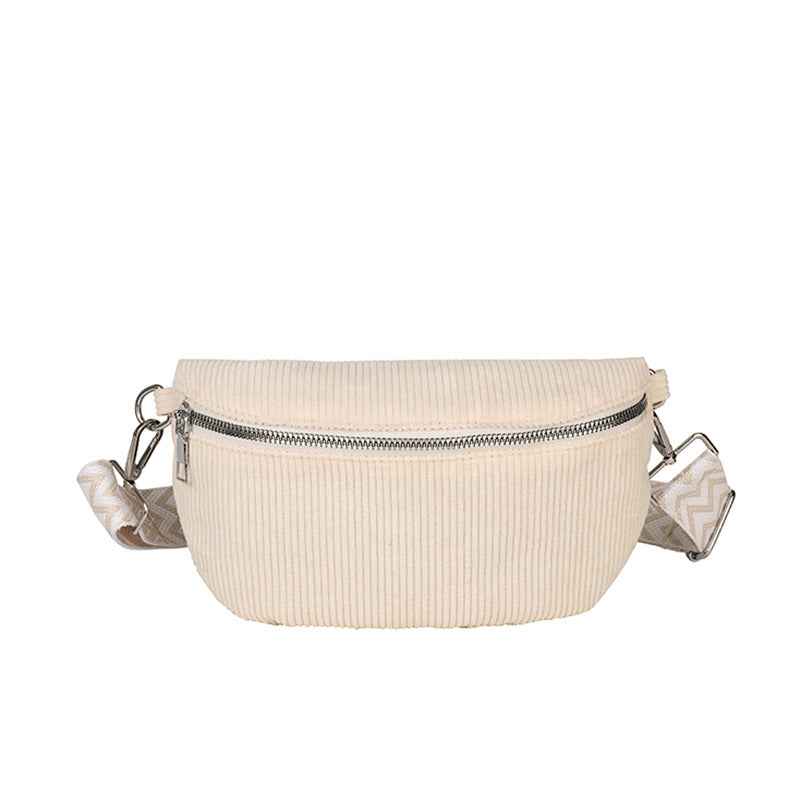 Corduroy Crossbody Bag — 4 Colours