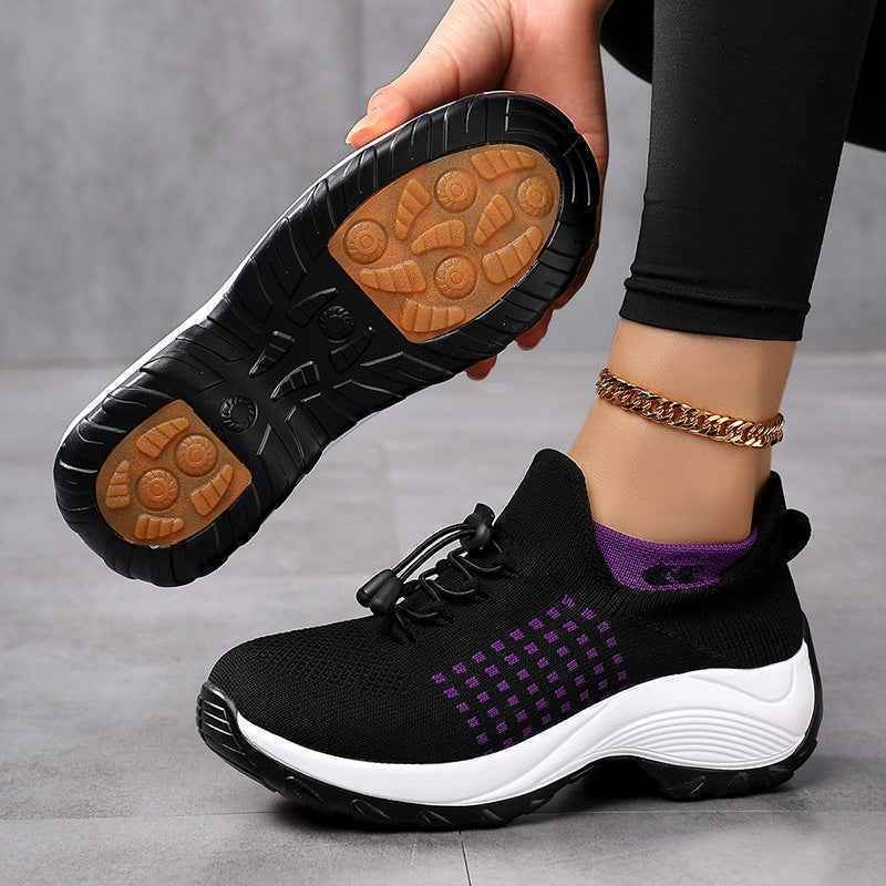 Rocker Sole Flyknit Sneakers — 7 Colours, EU 35–45