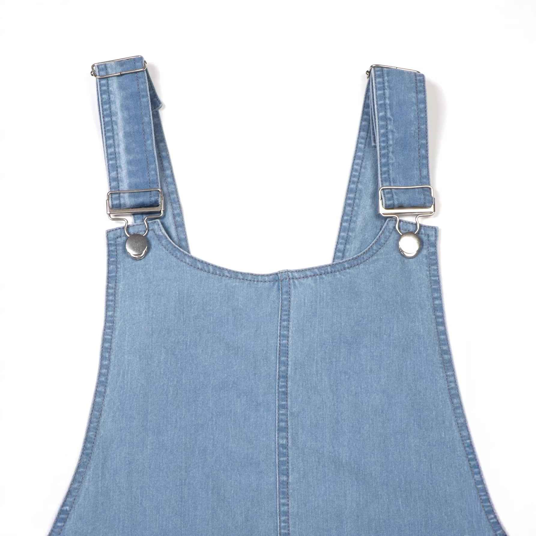 Women's Denim Mini Dress – Off-Shoulder Suspender Style, S–XXL