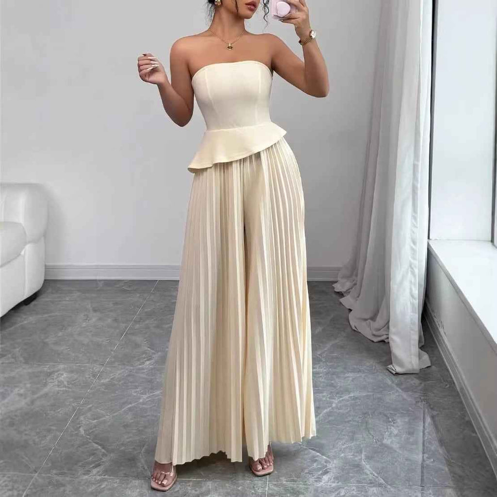 Womens New Summer Fashionable Tube-Top Dress