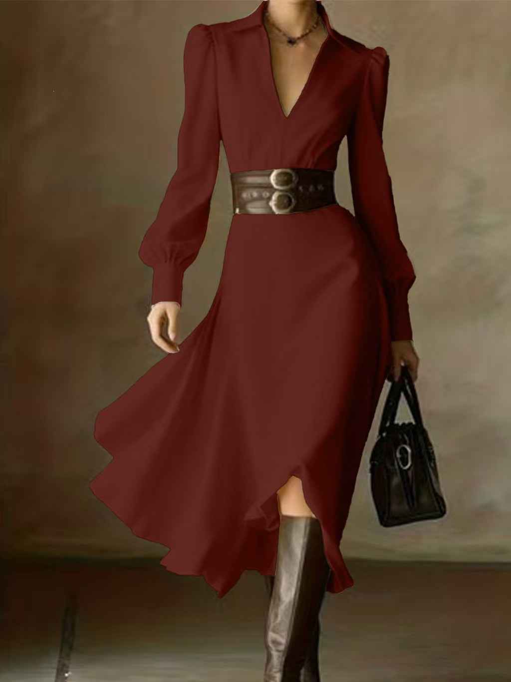 Womens Dress Light Luxury With A High-end Vibe