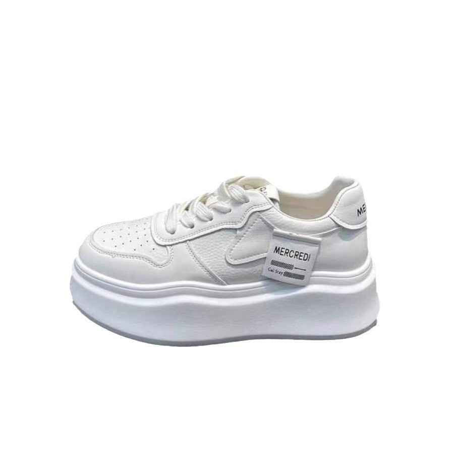 Designer Style Sneakers Durable And Height Enhancing With A Fashionable Thick Sole