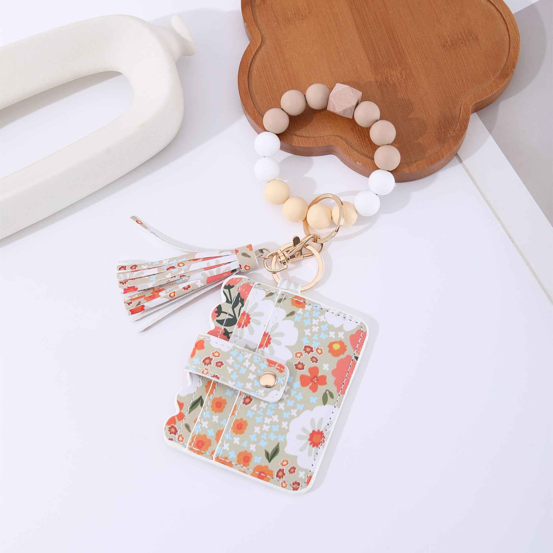 Women's Silicone Mini Wallet Keychain