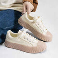 Cross-Strap Wedge Shoes — Microfibre Leather, EU 35–40