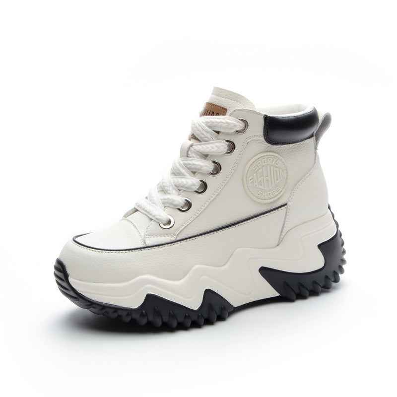 Women's Wedge Heel High-Top Sneakers