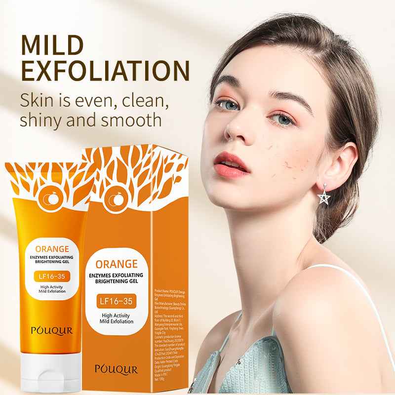 Orange Enzyme Exfoliating Brightening Gel – Glow-Boosting Scrub 100g