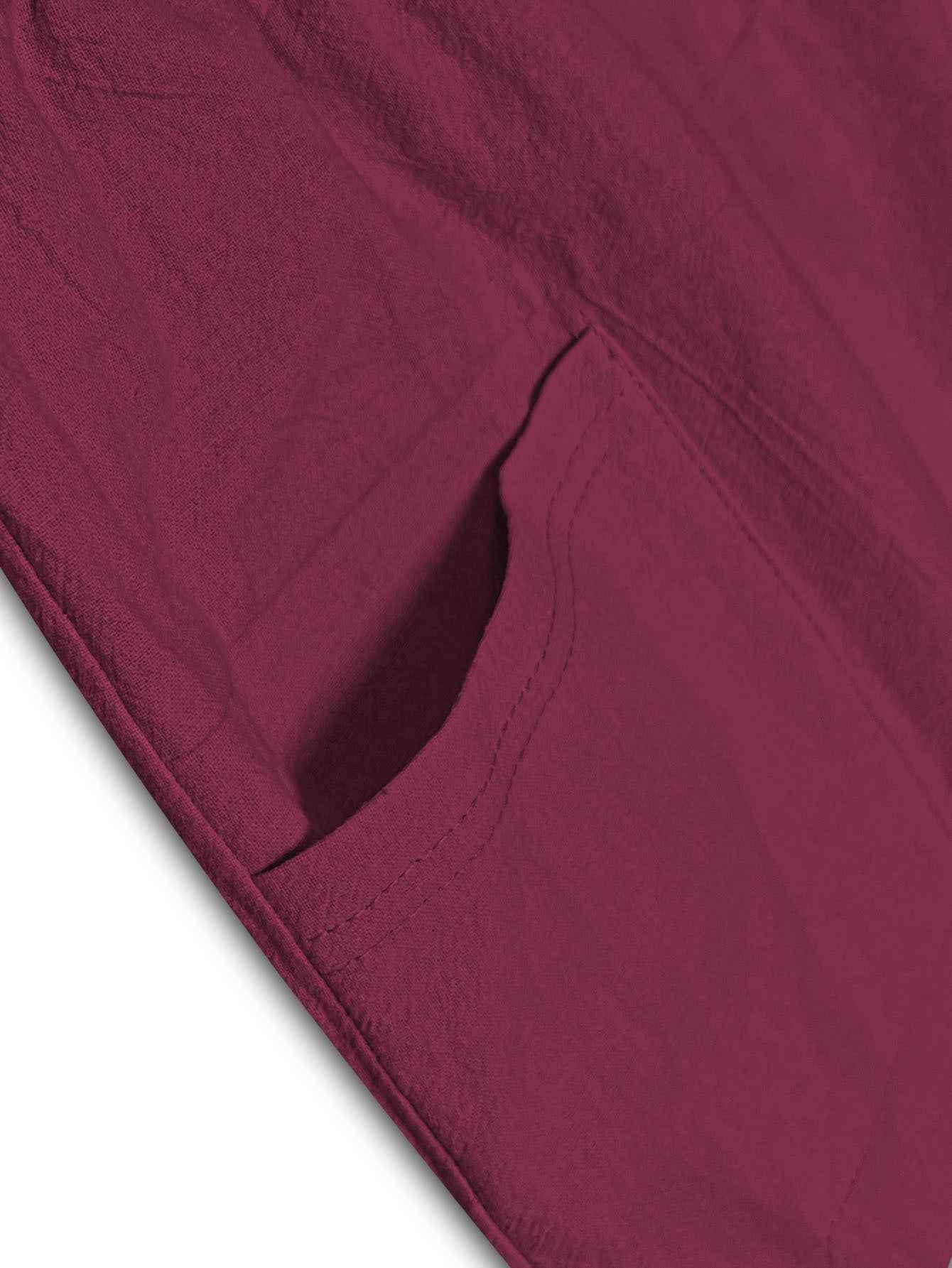 Women's Casual Elastic Waist Skort With Pockets Lightweight Wrap Front Knee-Length Shorts For Summer