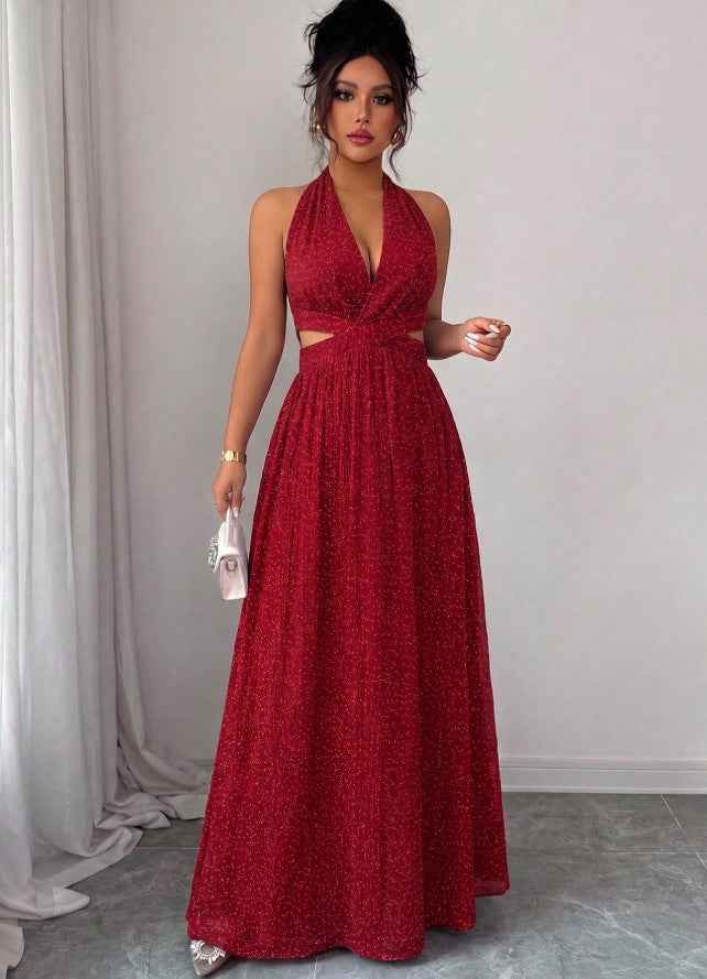 French-style Elegant Womens Beach Vacation Dress