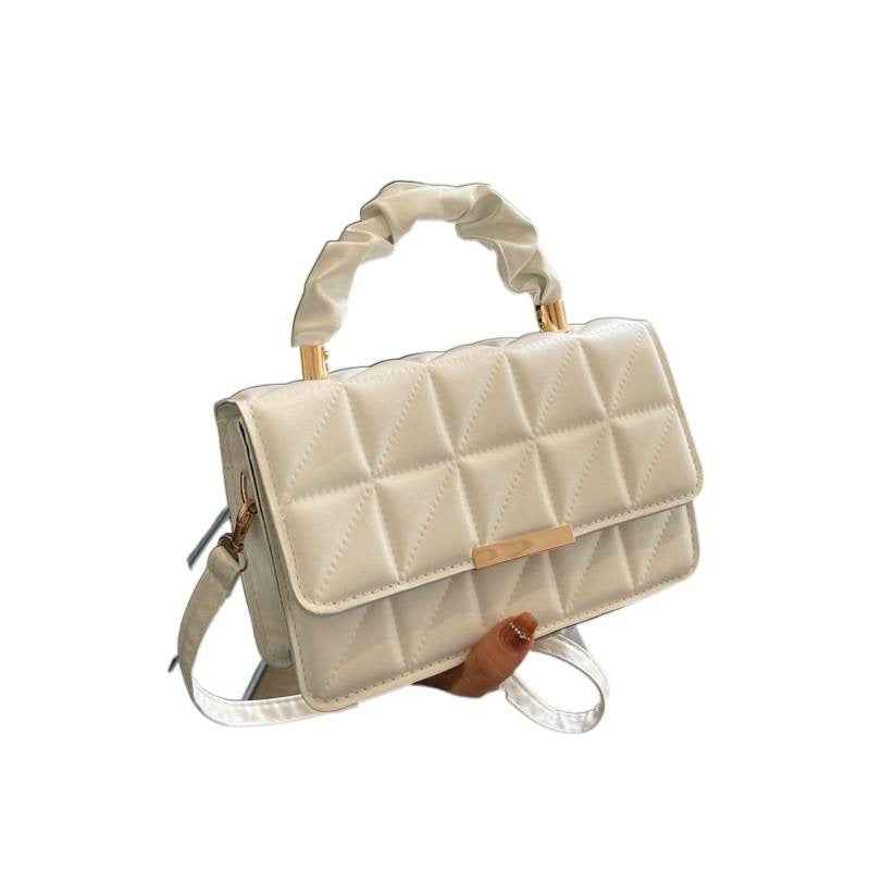 Square PU Leather Crossbody Bag