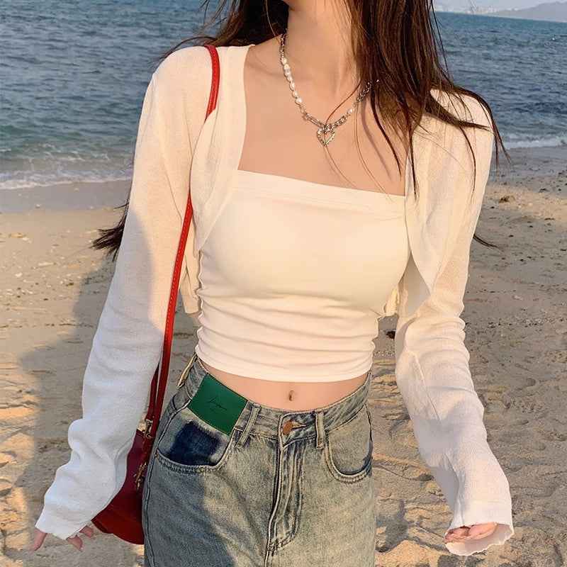 Loose Fit Long Sleeve Blouse – Lightweight Sunscreen Shirt