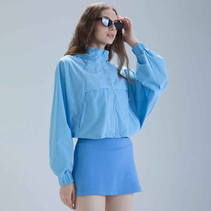 Womens Outdoor Running Slimming Fitness Jacket