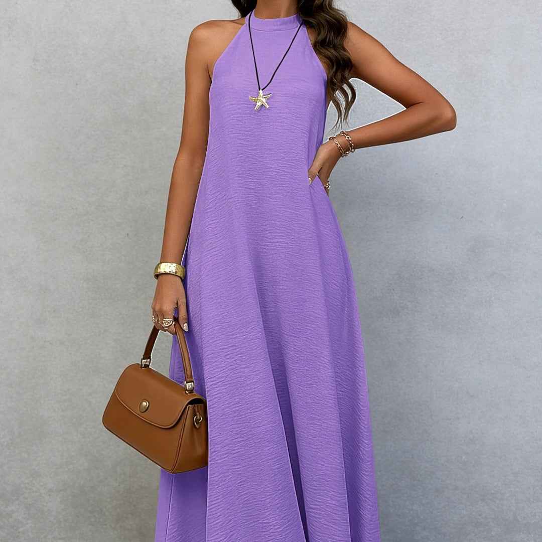 Women's Sleeveless A-Line Maxi Dress